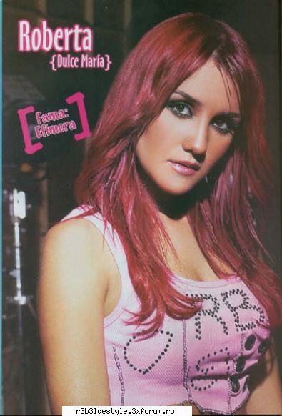 *Postere cu Dulce* - za_rebelde_style - *Dulce Maria*