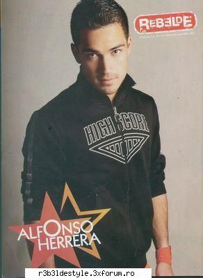 *revista rebelde cu Poncho* - za_rebelde_style - *Alfonso*