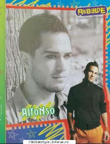 *revista rebelde cu Poncho* - za_rebelde_style - *Alfonso*